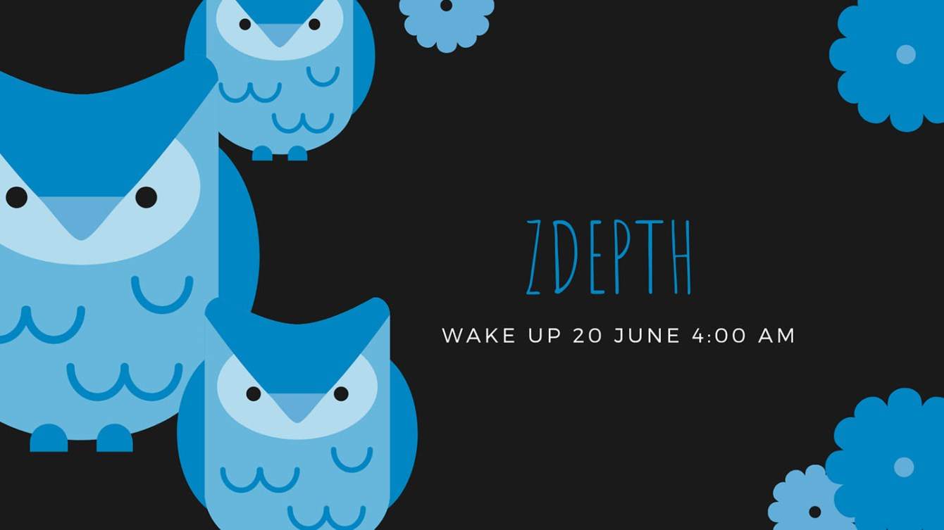Wake Up Afterhours W/ ZDEPTH - フライヤー表