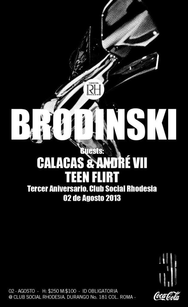 3ER Aniversario Feat. Brodinski - Página frontal