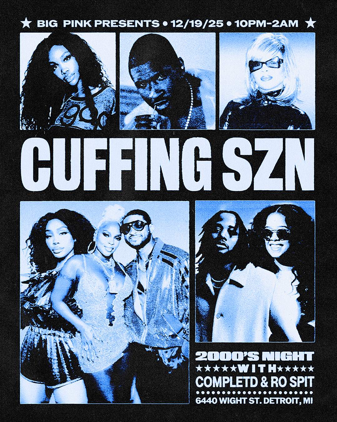 【R&B】room service CUFFING SZN: R&B ALL NIGHT WITH COMPLETD & RO SPIT at Big Pink