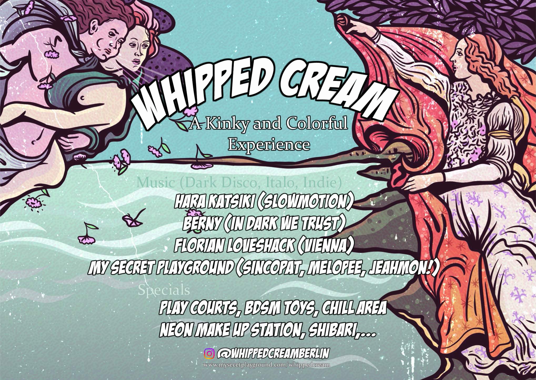 Whipped Cream - A Kinky and Colorful Experience - Página trasera