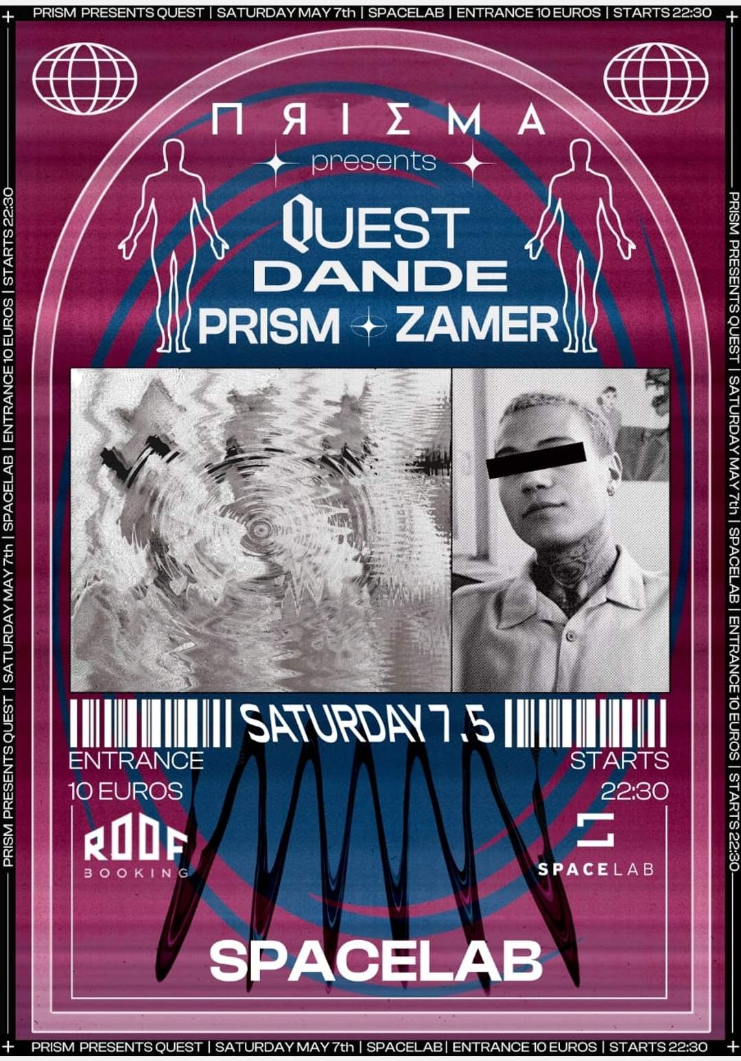 PRISM presents QUEST at SpaceLab - Página frontal