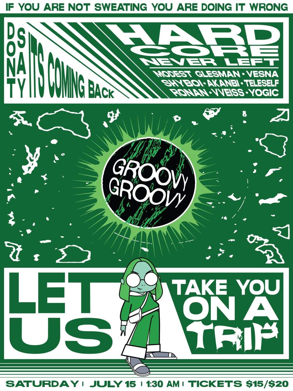 Groovy Groovy — Let Us Take You On A Trip - フライヤー表
