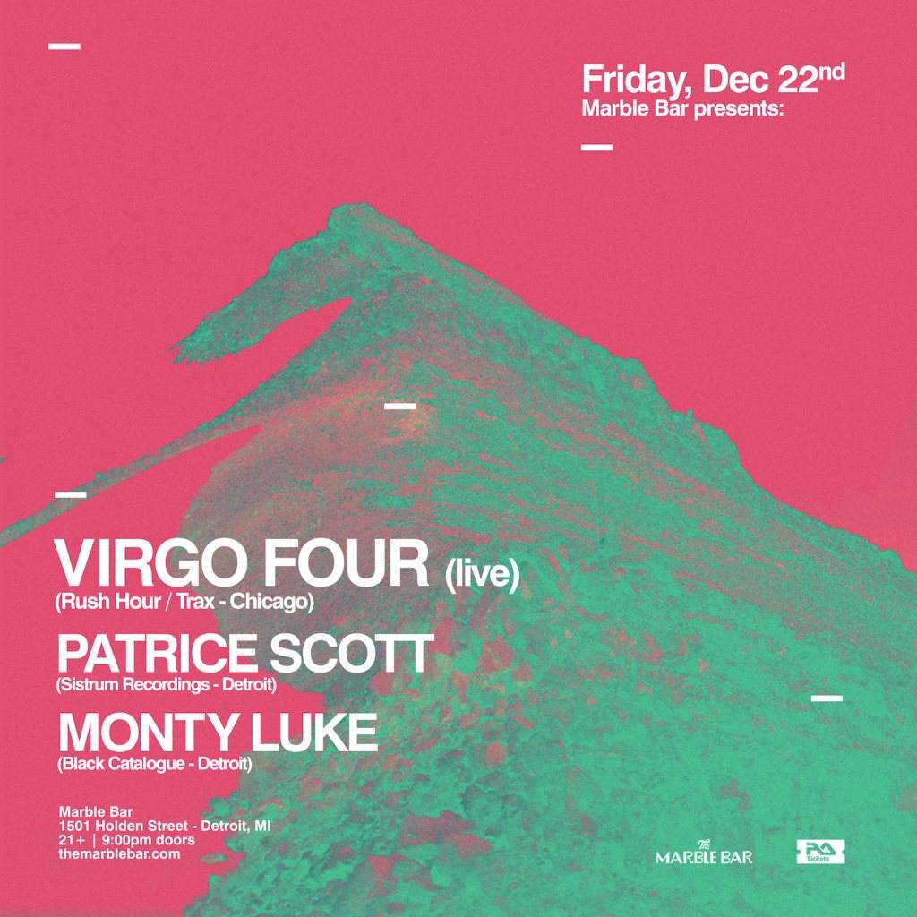 Marble Bar presents: Virgo Four (Live) / Patrice Scott / Monty Luke - Página frontal