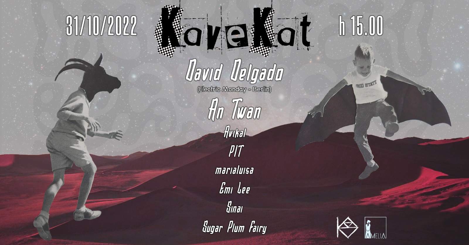 KAVEKAT // EP.2 // David Delgado (Amelia) - フライヤー表
