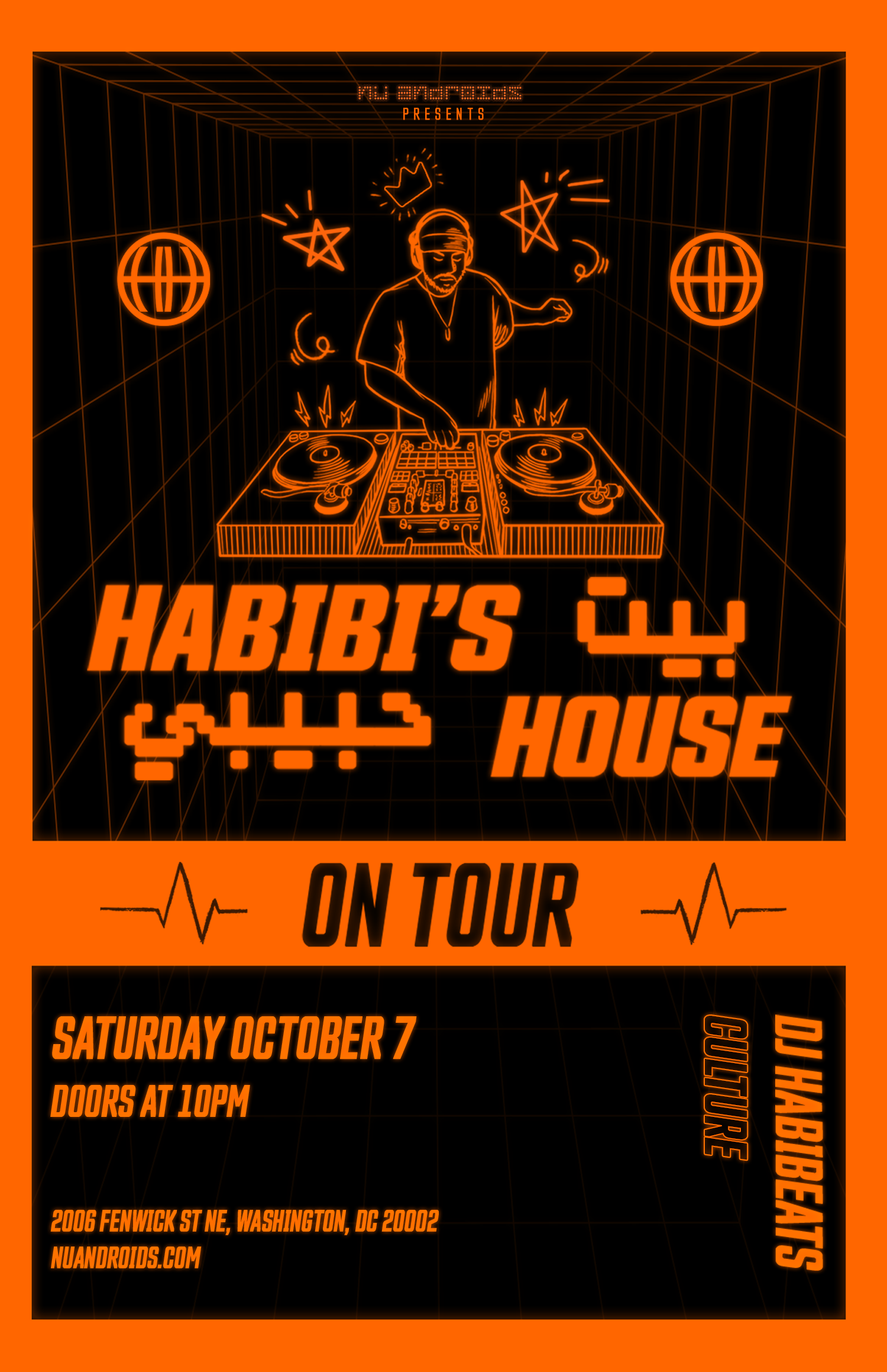 Nü Androids presents DJ Habibeats (21+) at Culture, Washington DC