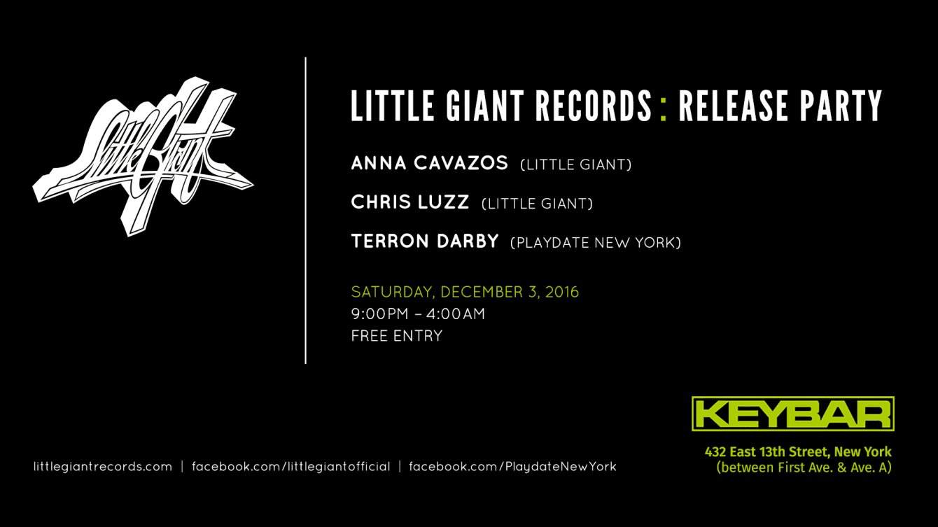 Little Giant Records Release Party - フライヤー表