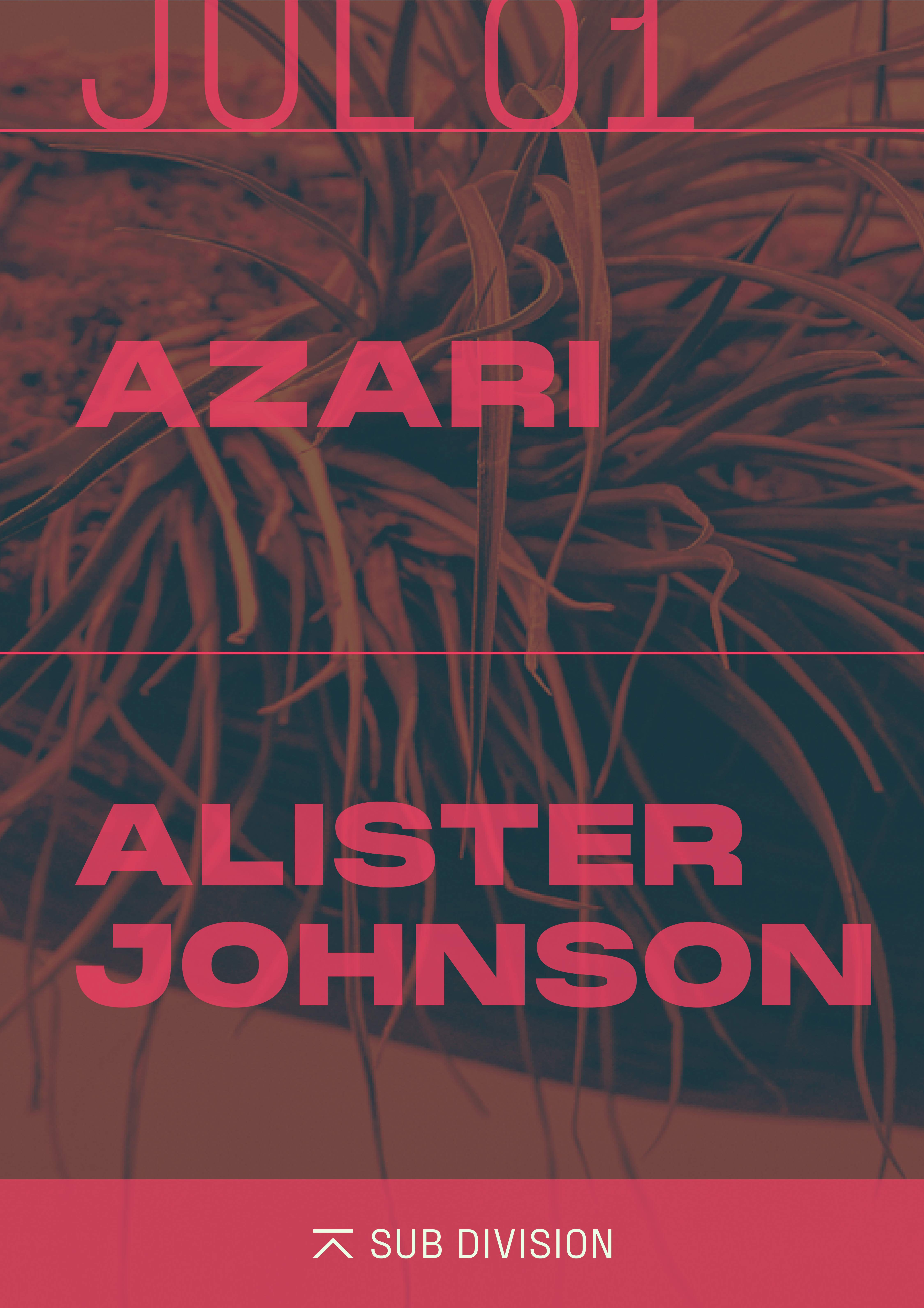 AZARI + Alister Johnson - Página frontal
