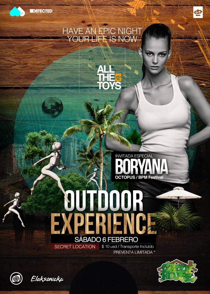 All The Toys Pres. Outdoor Experience c/ Boryana (Bpm Festival) - Página frontal