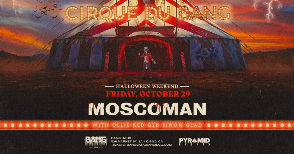 Cirque Du Bang: Moscoman - Halloweek - フライヤー表