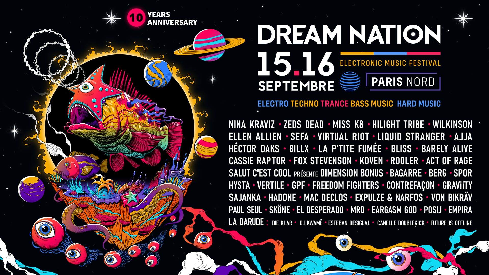 Festival Dream Nation - Página frontal