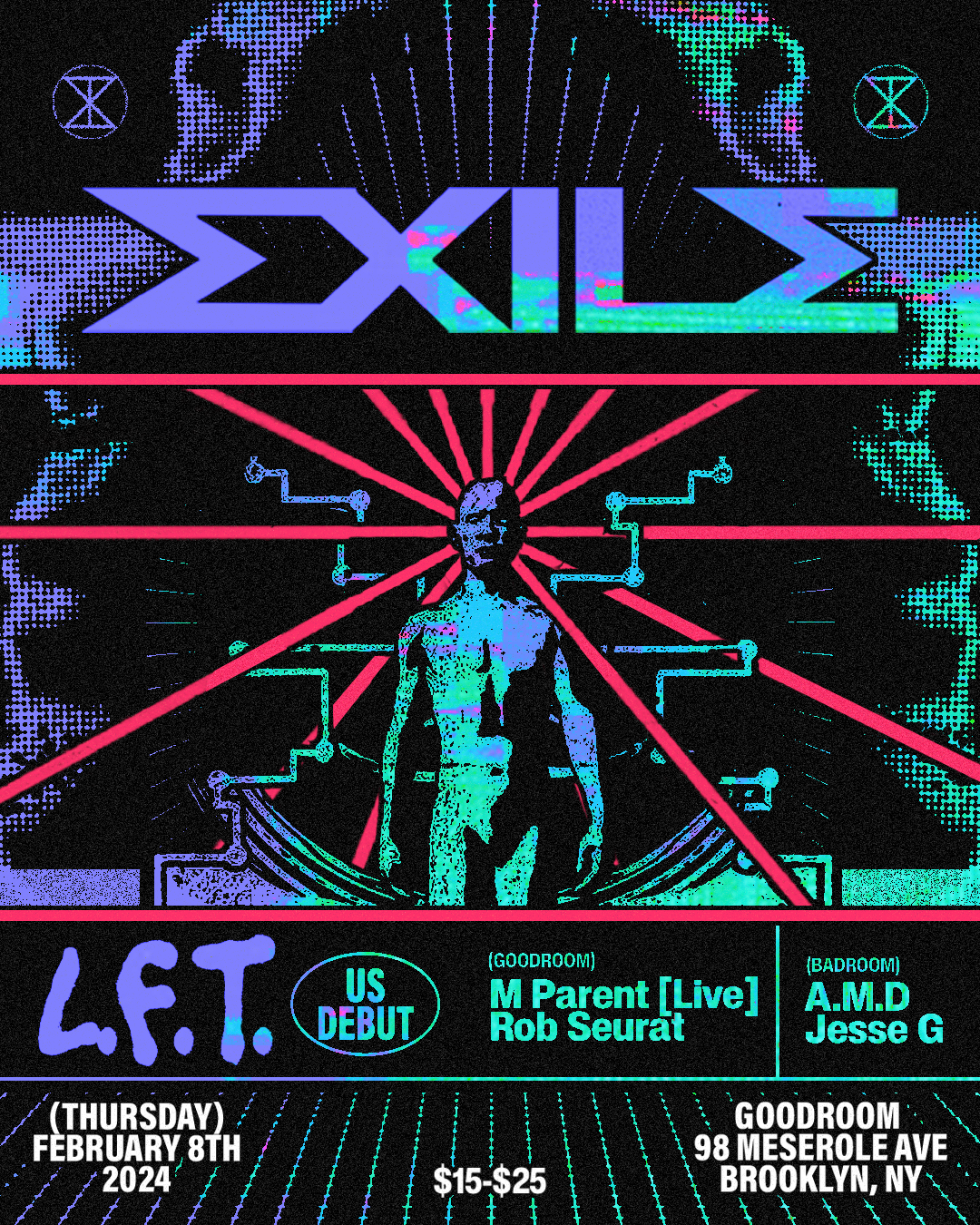 EXILE: L.F.T. [US DEBUT] // M Parent [LIVE] - フライヤー表