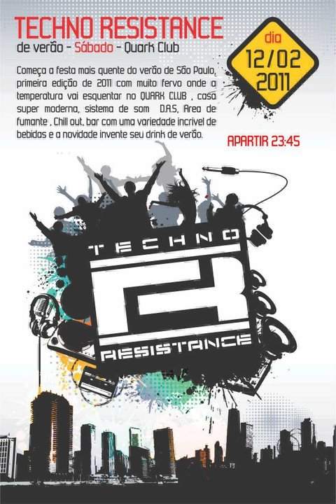 Techno Resistance De Verão - Página frontal