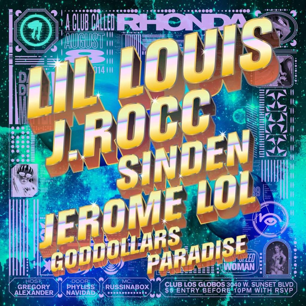A Club Called Rhonda with Lil Louis, J Rocc, Sinden - Página frontal