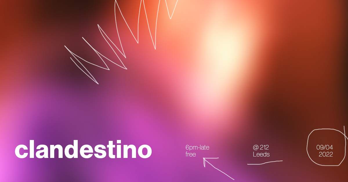 Clandestino - フライヤー表