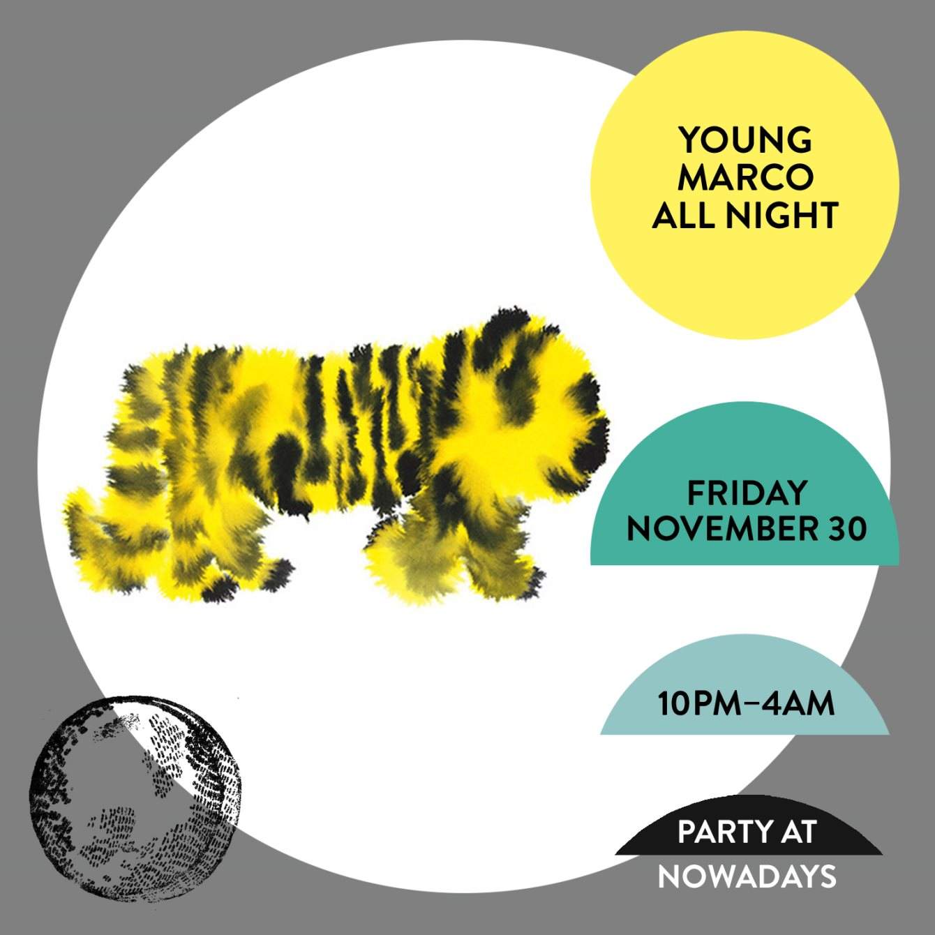 Party: Young Marco All Night - Página trasera