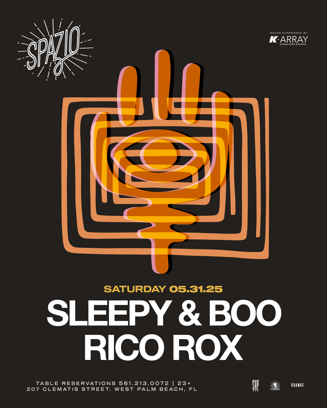 Sleepy & Boo, Rico Rox at Spazio at Spazio Lounge, Florida