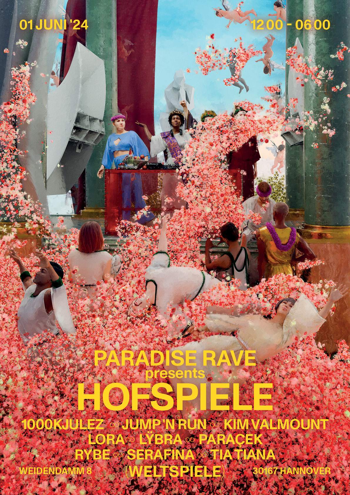 PARADISE RAVE presents Hofspiele - Página frontal