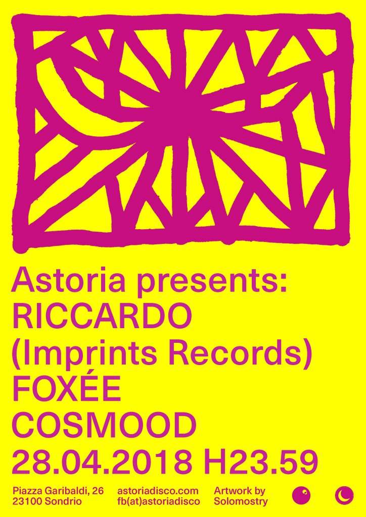 Astoria presents Riccardo (Imprints Records) - フライヤー表