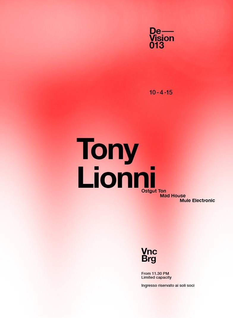 De-Vision013: Tony Lionni - Página frontal