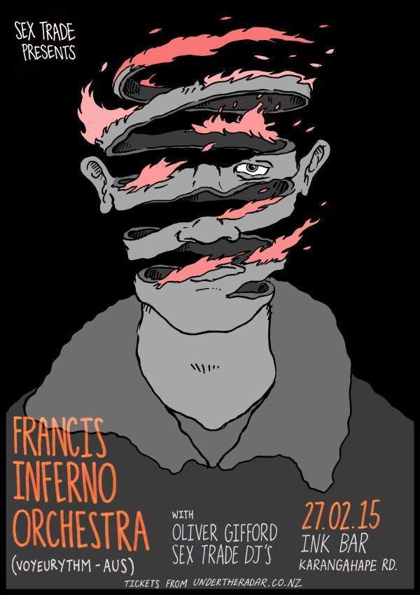 Sextrade presents Francis Inferno Orchestra - Página frontal