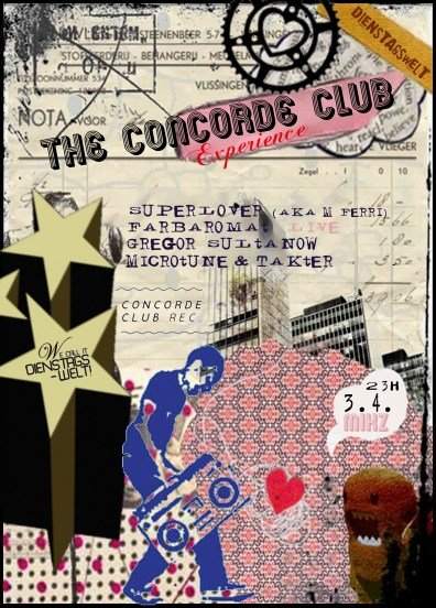 Dienstagswelt: The Concorde Club Experience - フライヤー表
