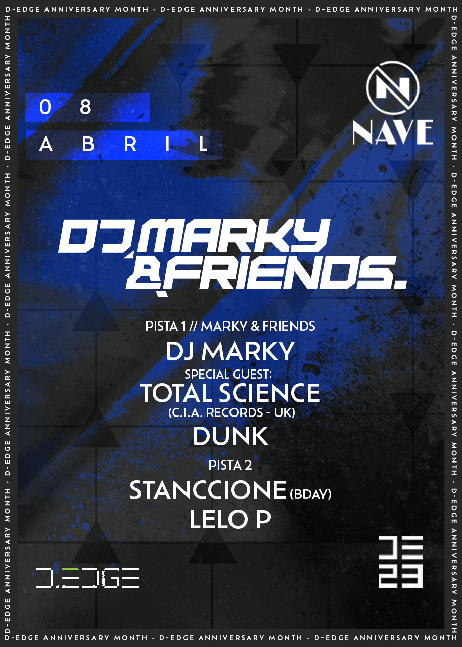 NAVE presents MARKY & FRIENDS - フライヤー表