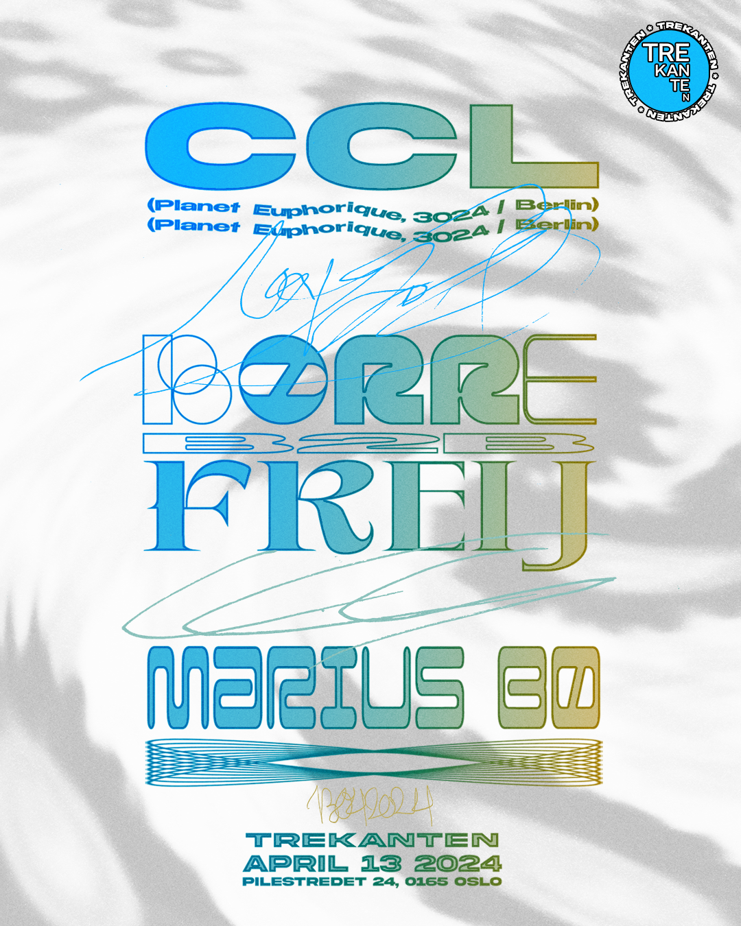 CCL (Planet Euphorique), Marius Bø, Børre b2b freij - Página frontal
