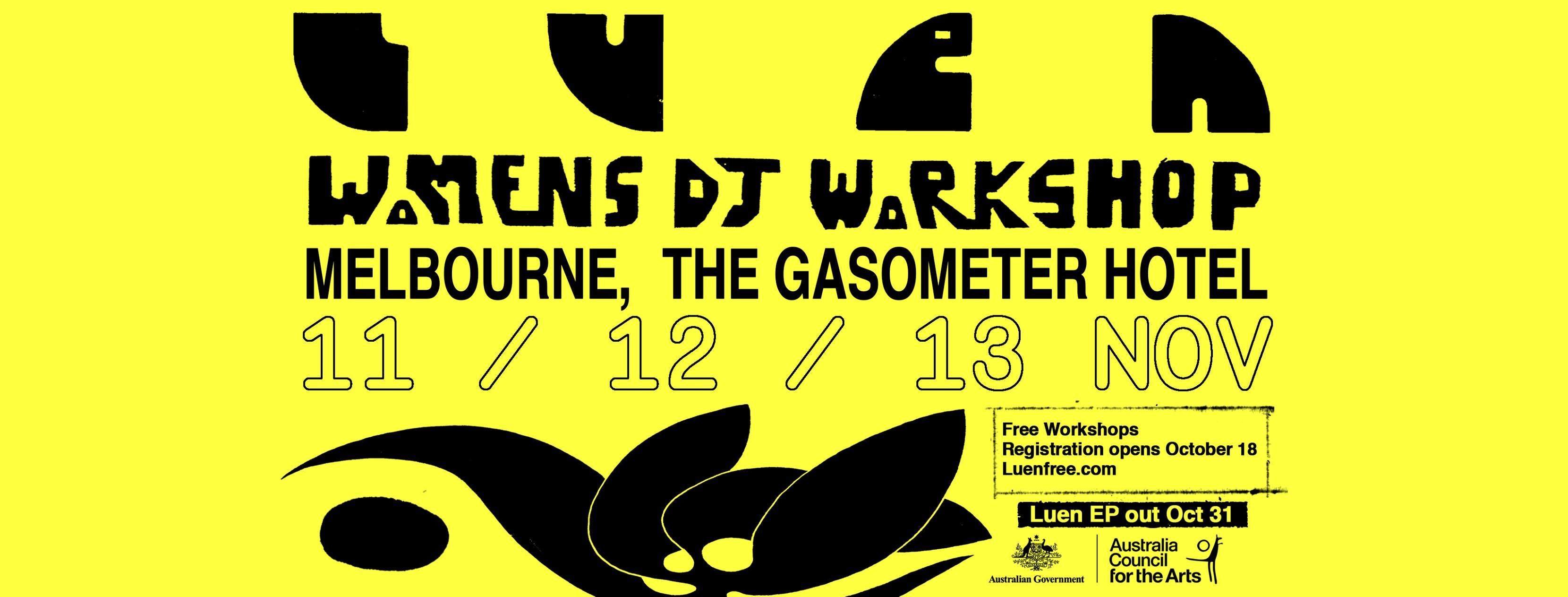 Women's DJ Workshops Melbourne - Página frontal