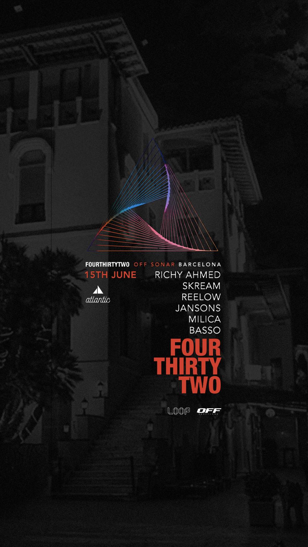 (LAST 50 FREE TICKETS) 432 Four Thirty Two with Richy Ahmed + Skream  - フライヤー表
