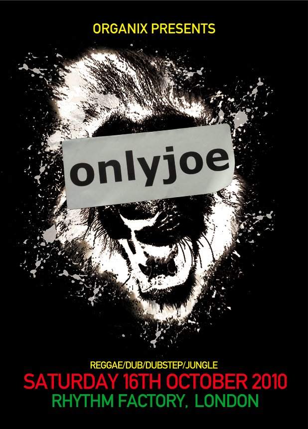 Organix presents: Onlyjoe - Página frontal