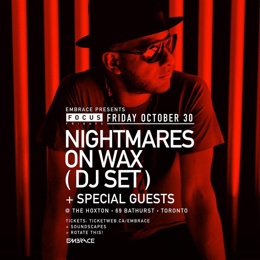 Embrace presents Nightmares On Wax (DJ Set) - Página frontal