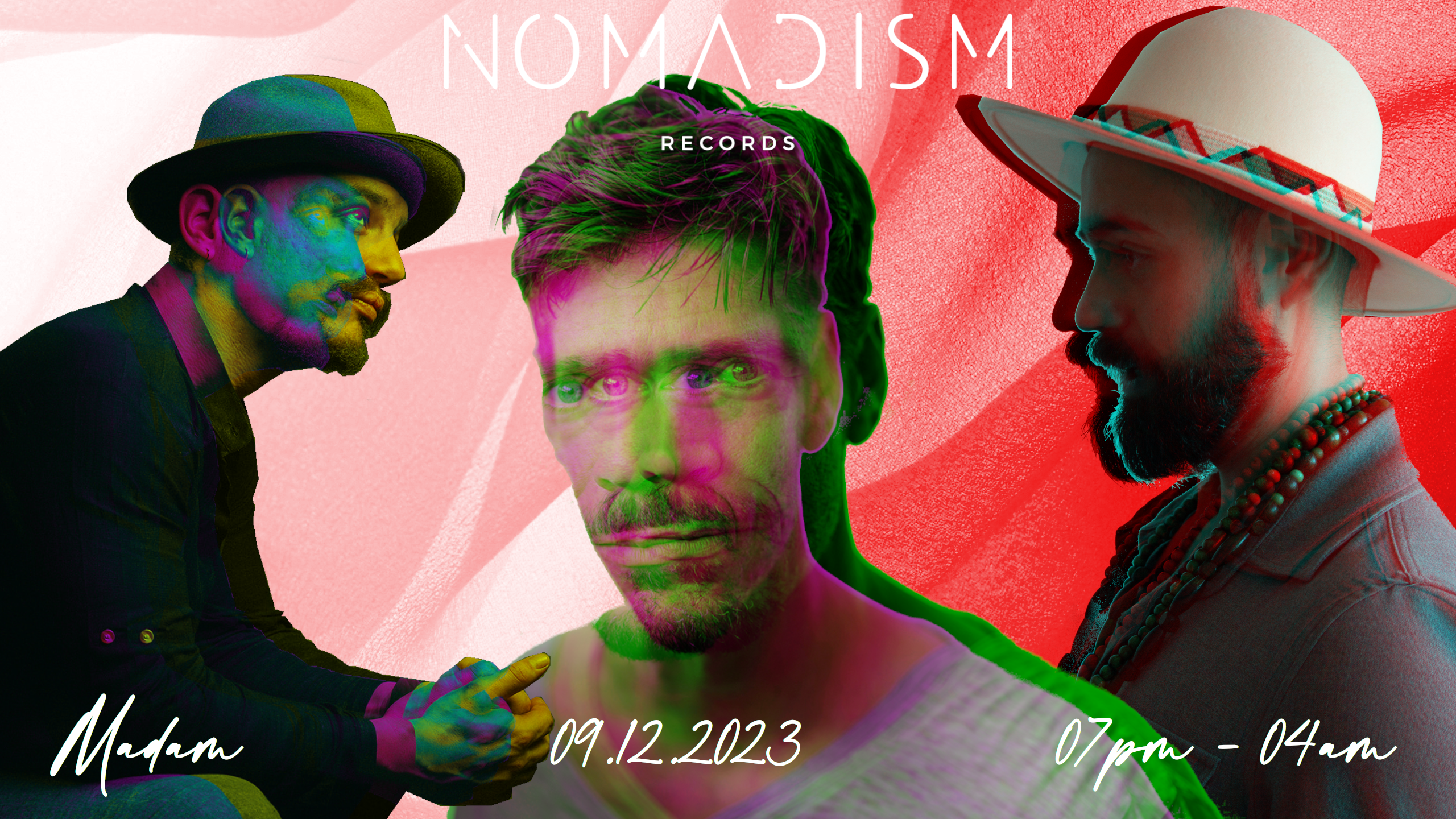 Nomadism Records closing party 2023 - フライヤー表