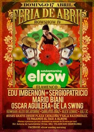 Vilaground - Elrow Sunday Morning Row Show Feria De Abril - フライヤー表