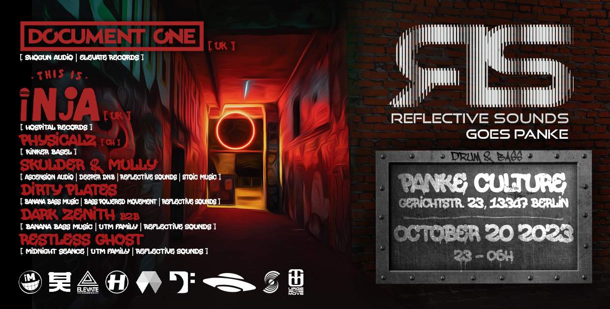 Reflective Sounds Goes Panke #1: feat. Document One & Inja - フライヤー表