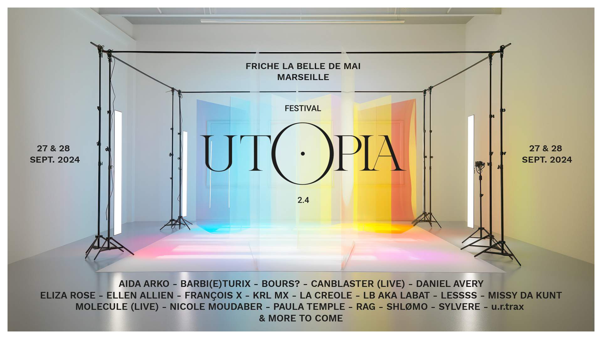 UTOPIA FESTIVAL 2024 ⏇ - TOME IV - フライヤー表