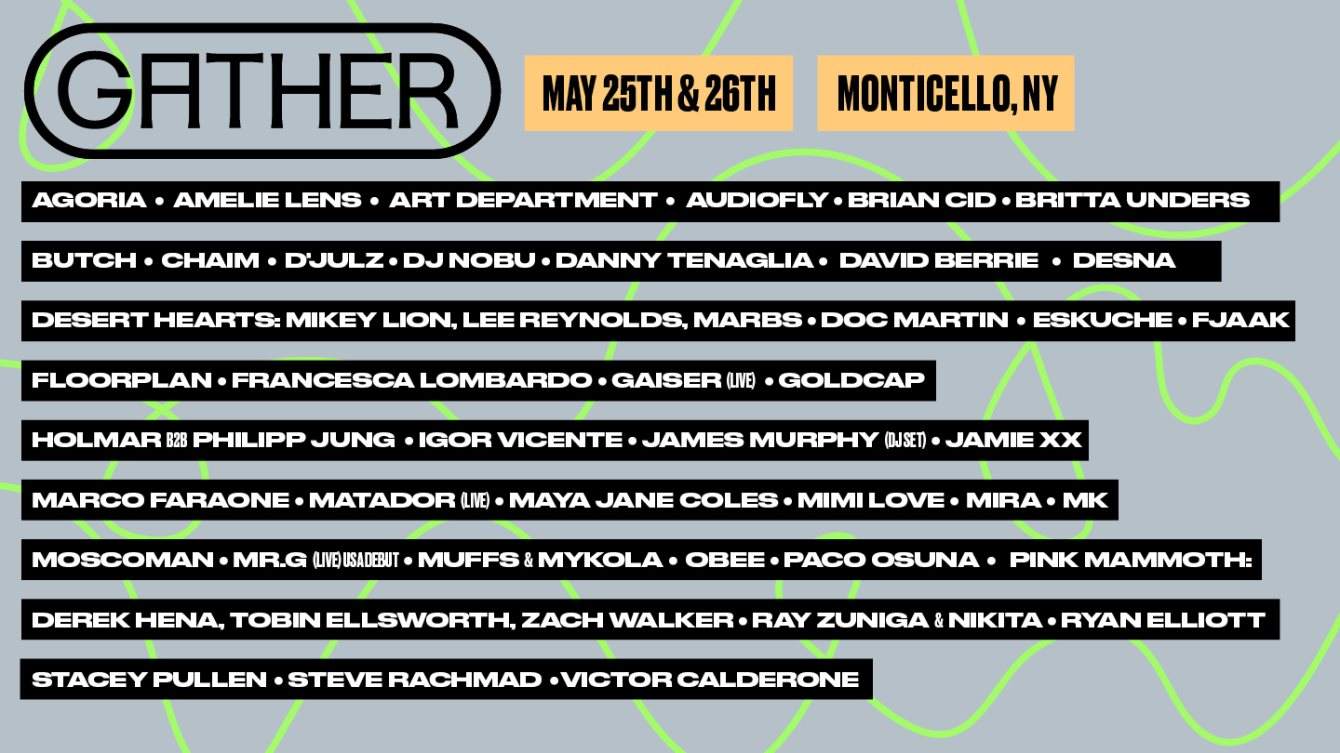 Gather Festival MDW 2019: Amelie Lens, Danny Tenaglia, Jamie XX, James Murphy, Mr G and More - Página frontal