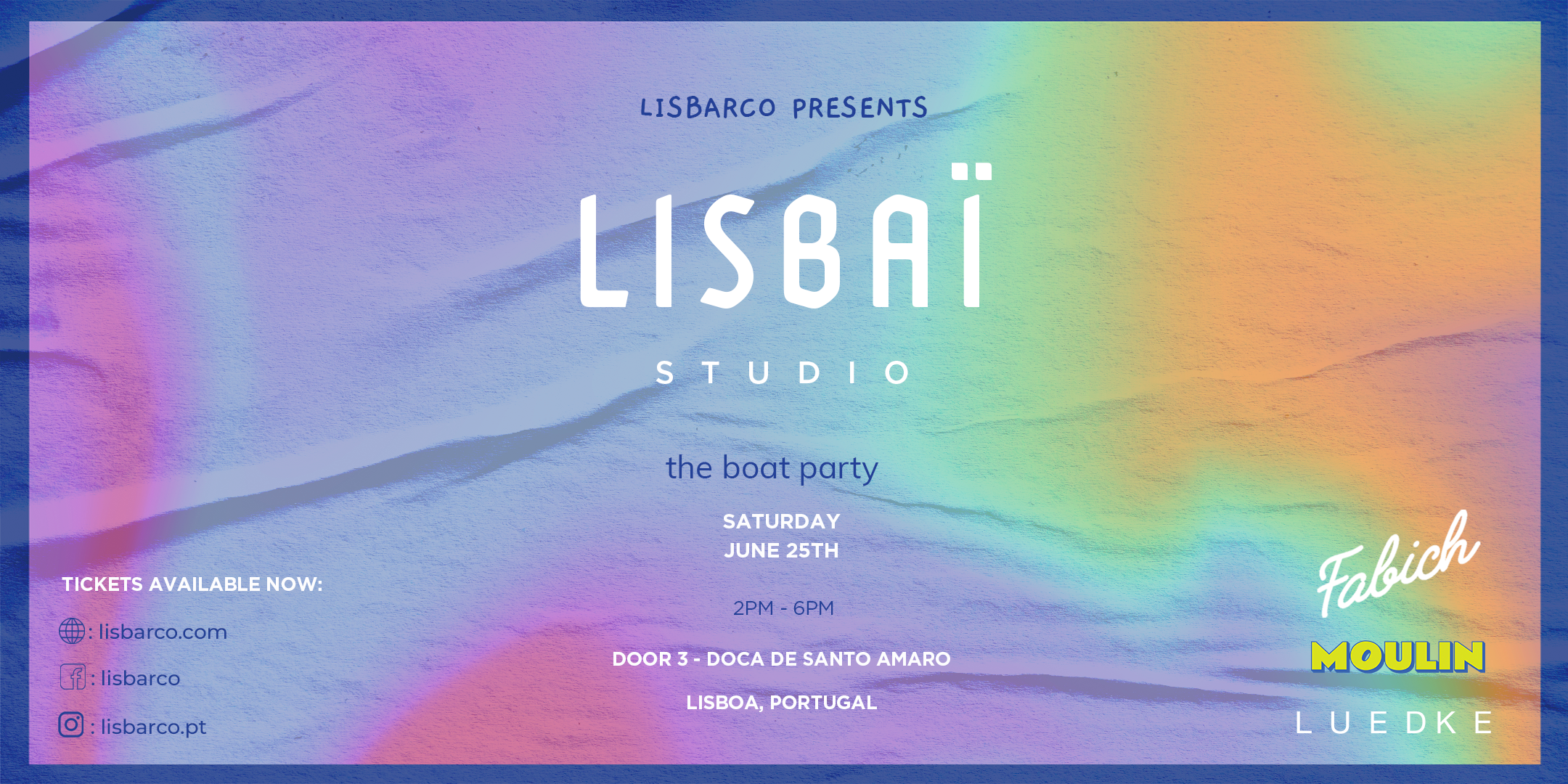 lisbarco x LISBAÏ STUDIO Launch Party - フライヤー表
