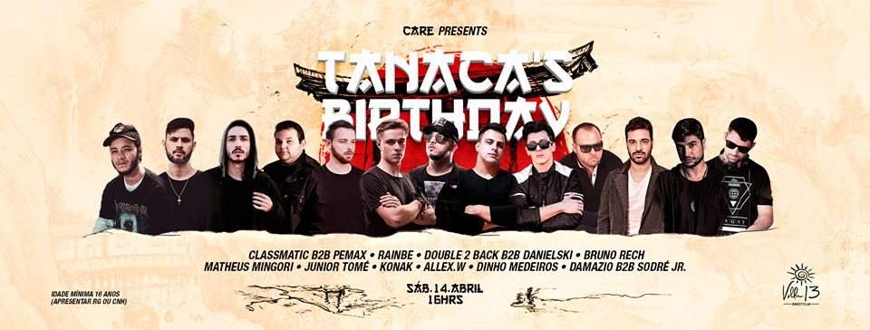 Care presents Tanaca's Birthday - フライヤー表
