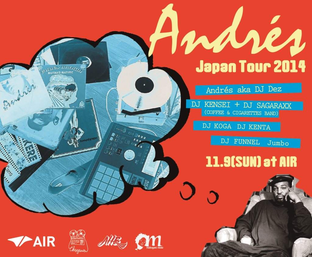 Andrés Japan Tour 2014 - フライヤー表