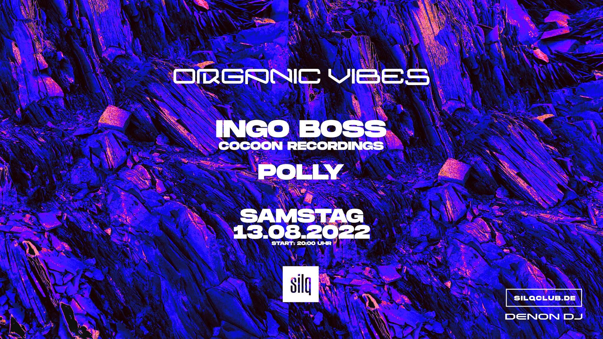 Organic Vibes with Ingo Boss, Polly - フライヤー表