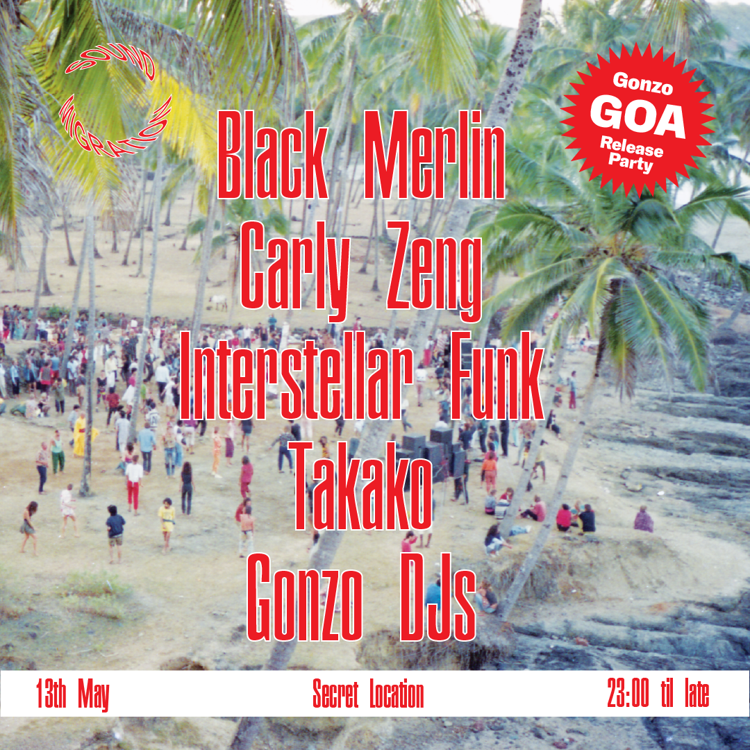 Gonzo Goa Compilation Release Party - Página frontal