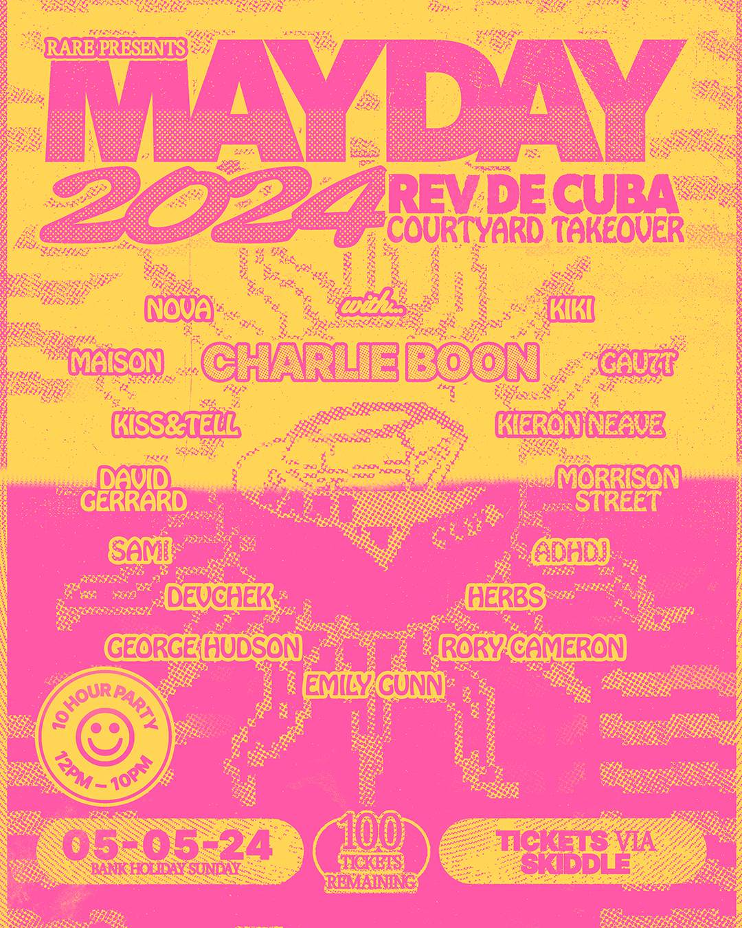 RARE Club // May Day - Rev De Cuba Courtyard Takeover (SOLD OUT) - フライヤー表