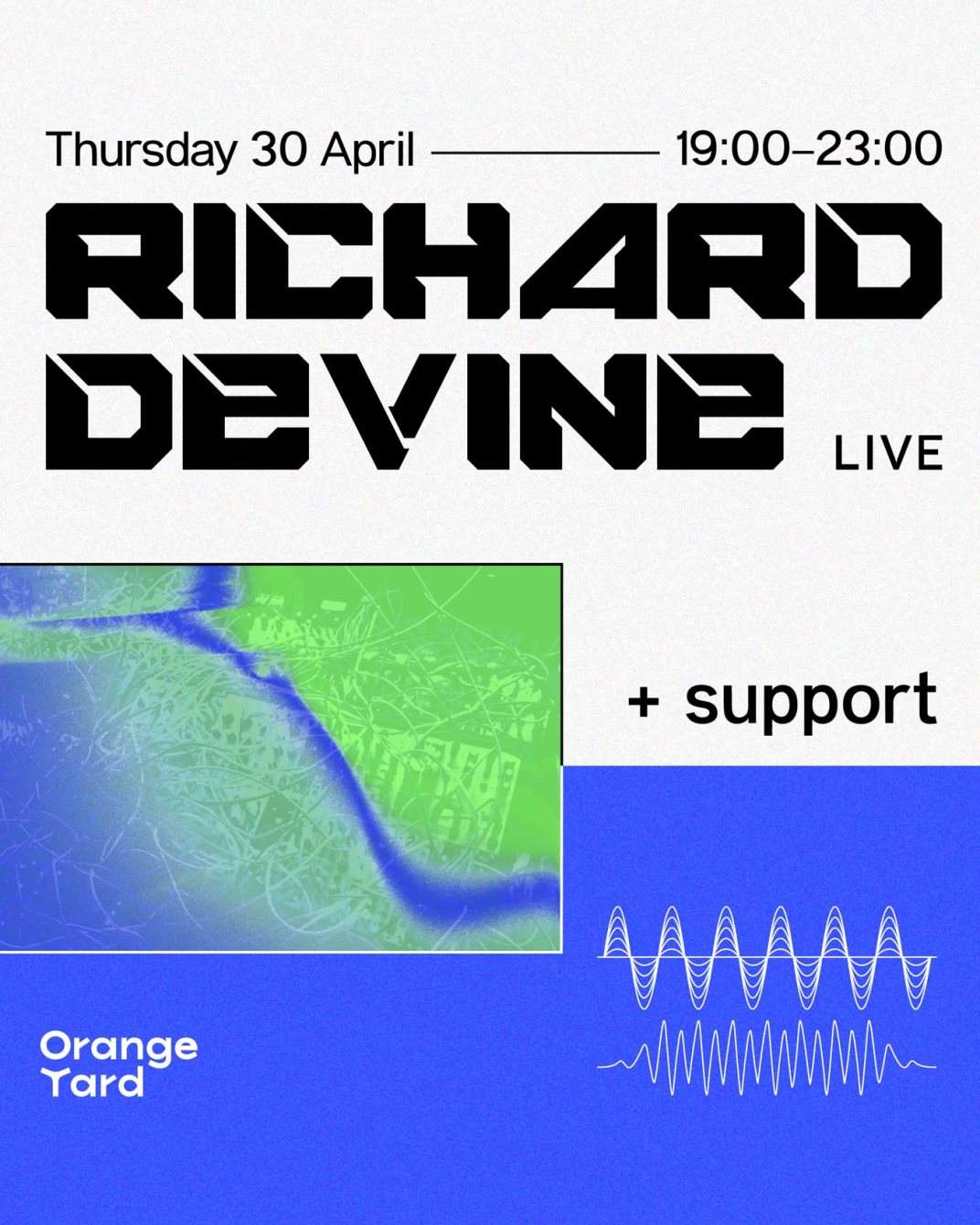[Cancelled] Richard Devine (Live) - フライヤー裏