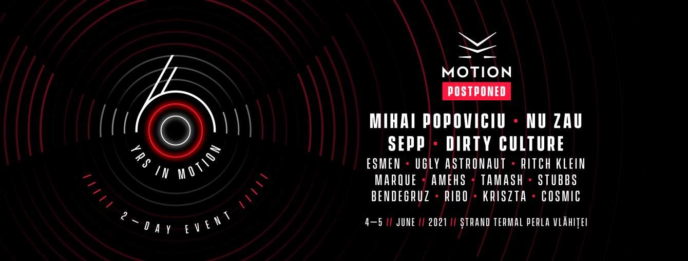 [RESCHEDULED] 6yrs in Motion with Mihai Popoviciu / Nu Zau / Sepp / Dirty Culture & More - フライヤー表