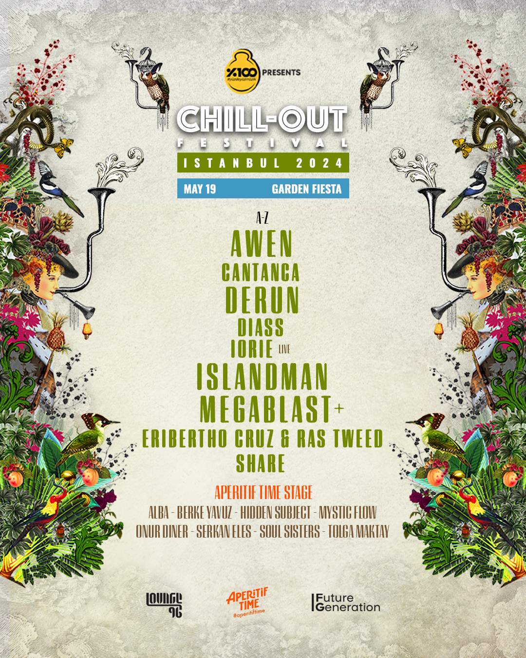 Chill-Out Festival Istanbul 2024 - フライヤー裏