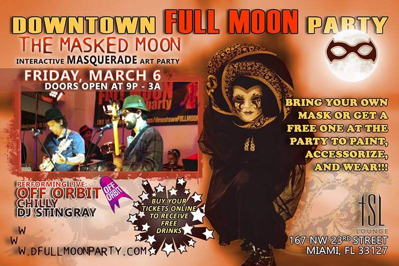The Downtown Full Moon Party - Página trasera