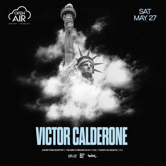 Victor Calderone - Open Air Brooklyn - フライヤー表