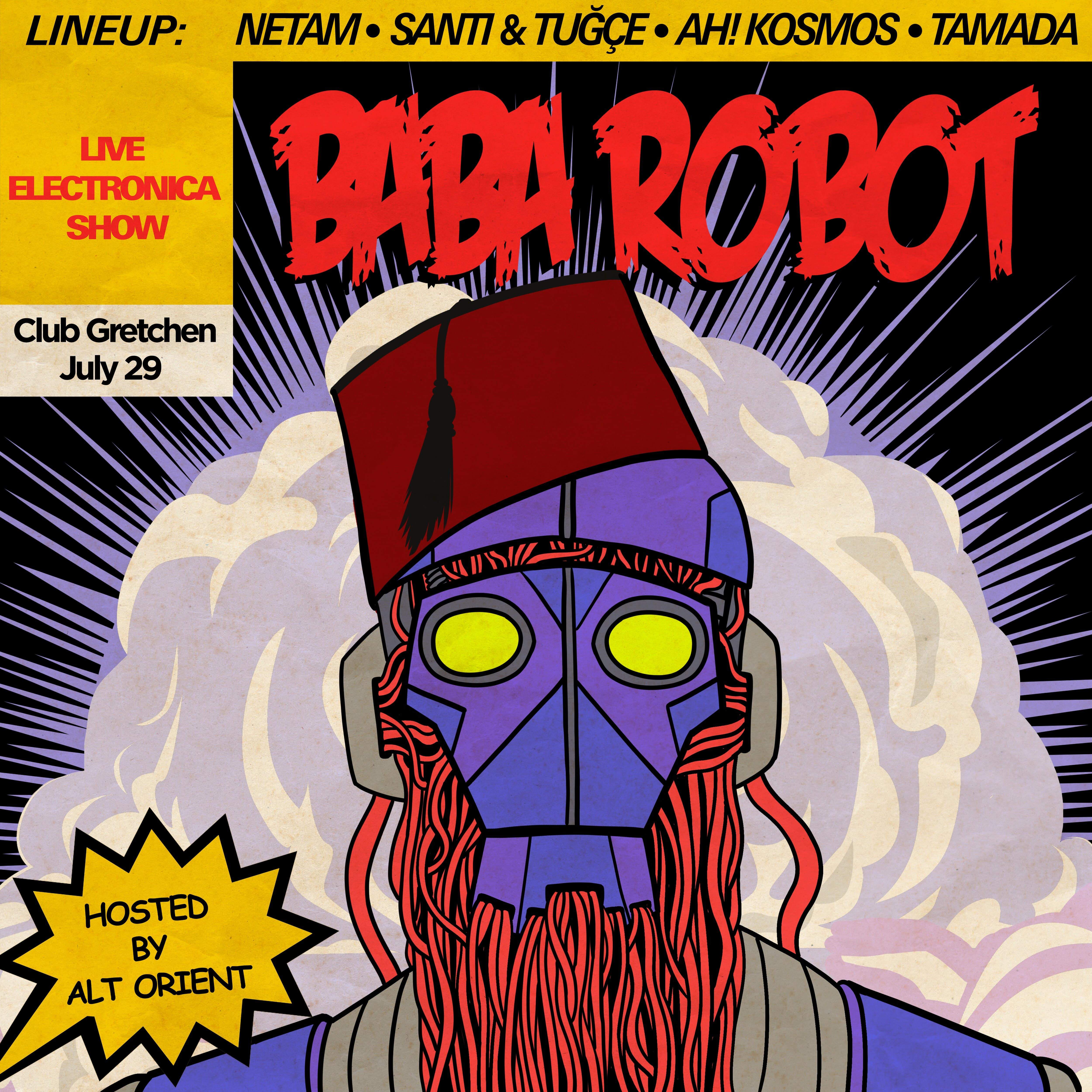 Baba Robot - フライヤー表