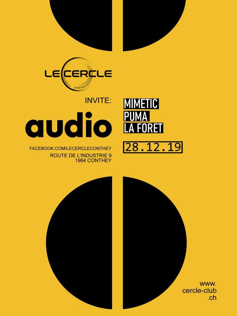 Le Cercle Invite L'audio - フライヤー表
