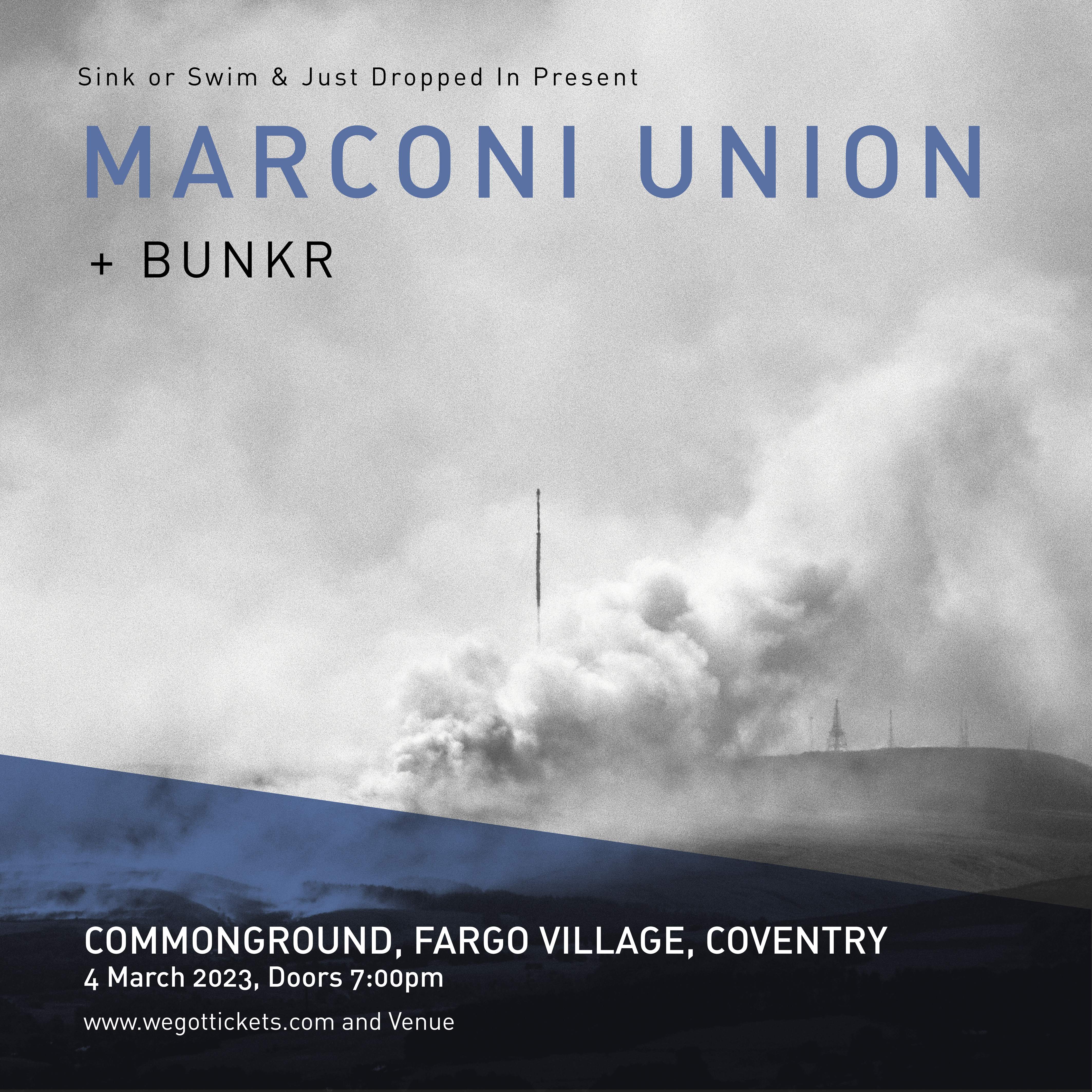 Marconi Union [Live Transmission] + BUNKR - Página frontal